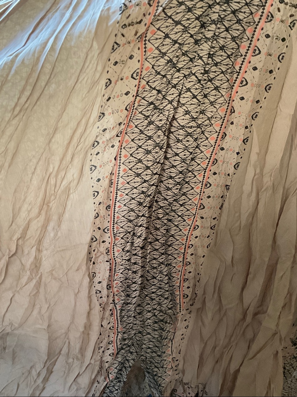 Free People Beige Boho Maxi Dress - Picture 3 of 7